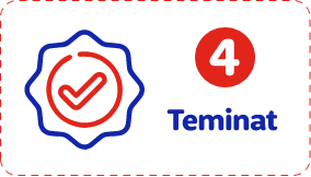 Teminat işlemleri tamamlanır,